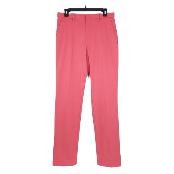 Tommy Hilfiger Men’s Modern-Fit Performance Stretch Dress Pants Red 32x34 NWT - Picture 2 of 6